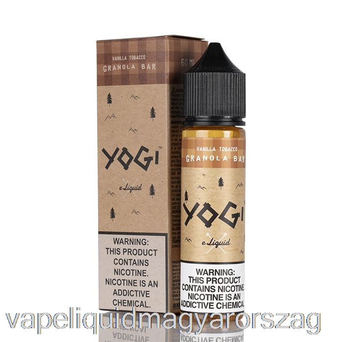 Vaníliás Dohány Granola Szelet - Yogi E-liquid - 60ml 0mg Vape Folyadék